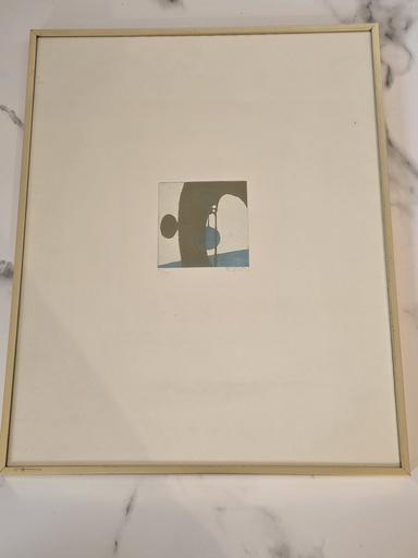 Abstrakt, Aquarell, von Günther Kraus, 41/100, Wien